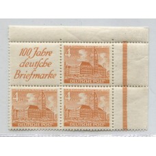 ALEMANIA OCCIDENTAL BERLIN 1949 ZUSAMMENDRUCKE ESTAMPILLAS NUEVAS CON GOMA, SE-TENANT MUY LINDA